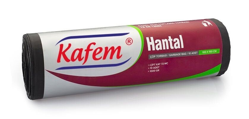 Endüstriyel 120 lt Kont 100x150 Çöp Poşeti/Torbası X 5 Paket Kafem