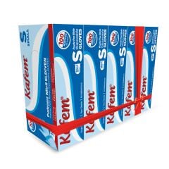Kafem Mavi Nitril Eldiven Pudrasız (S) 100 Adet X 5 Paket