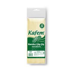 Kafem Bambu Çöp Şiş 20 cm 100 Lü X 10 Paket
