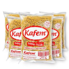 180 X 3 mm Kafem Ambalaj Lastiği  5 Paket X 1000 Gram