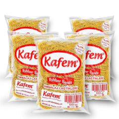 Kafem Ambalaj Lastiği 70 mm 5 Paket X 1000 Gram