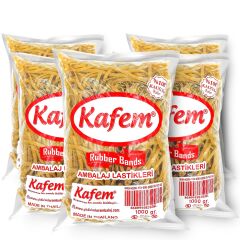 180 X 5 mm Kafem Ambalaj Lastiği  5 Paket X 1000 Gram
