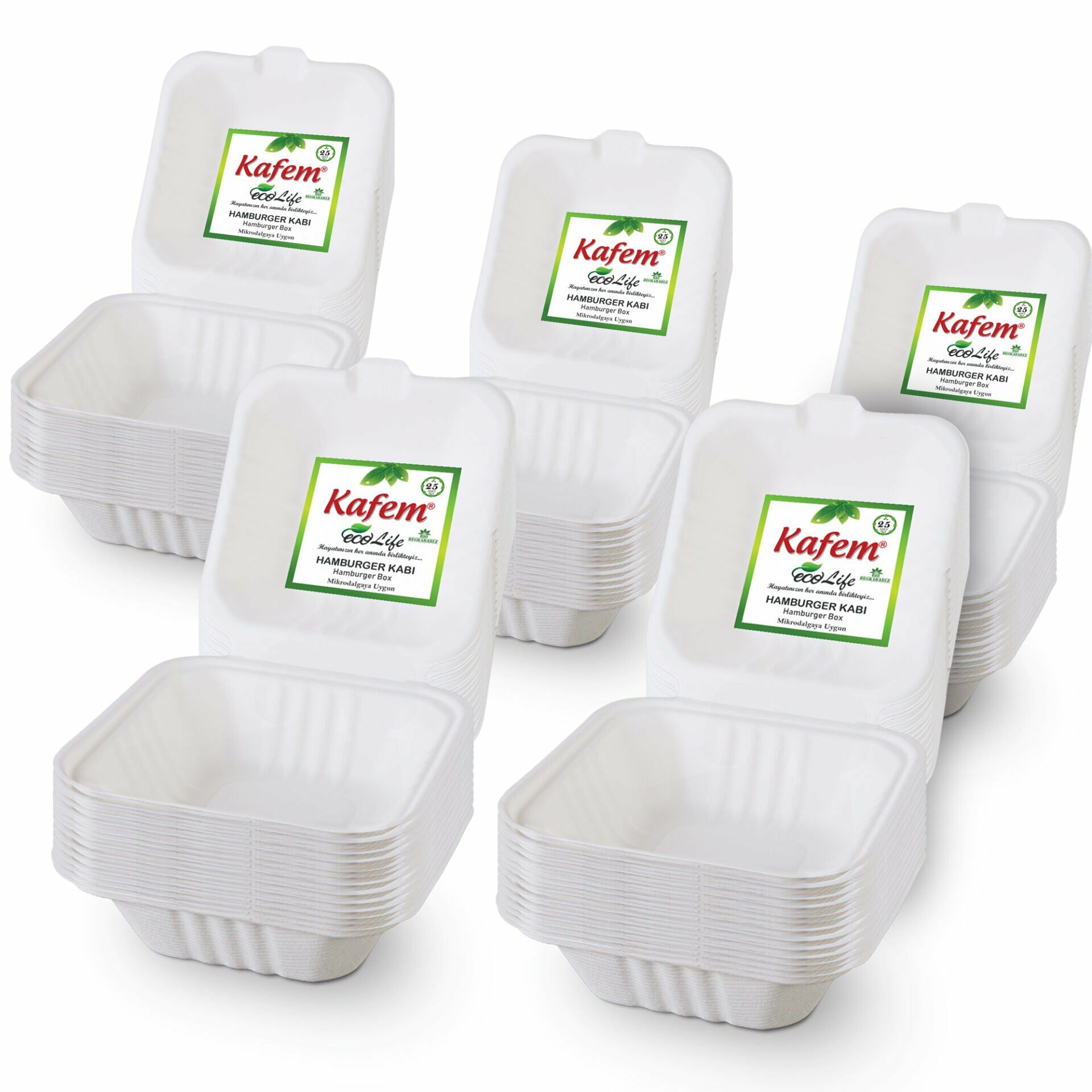 Kafem Ekolojik Hamburger Tabak 25 Li X 5 Paket