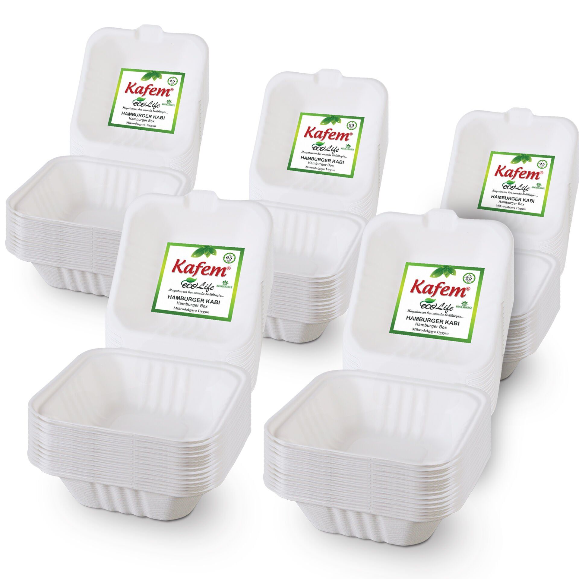 Kafem Ekolojik Hamburger Tabak 25 Li X 5 Paket