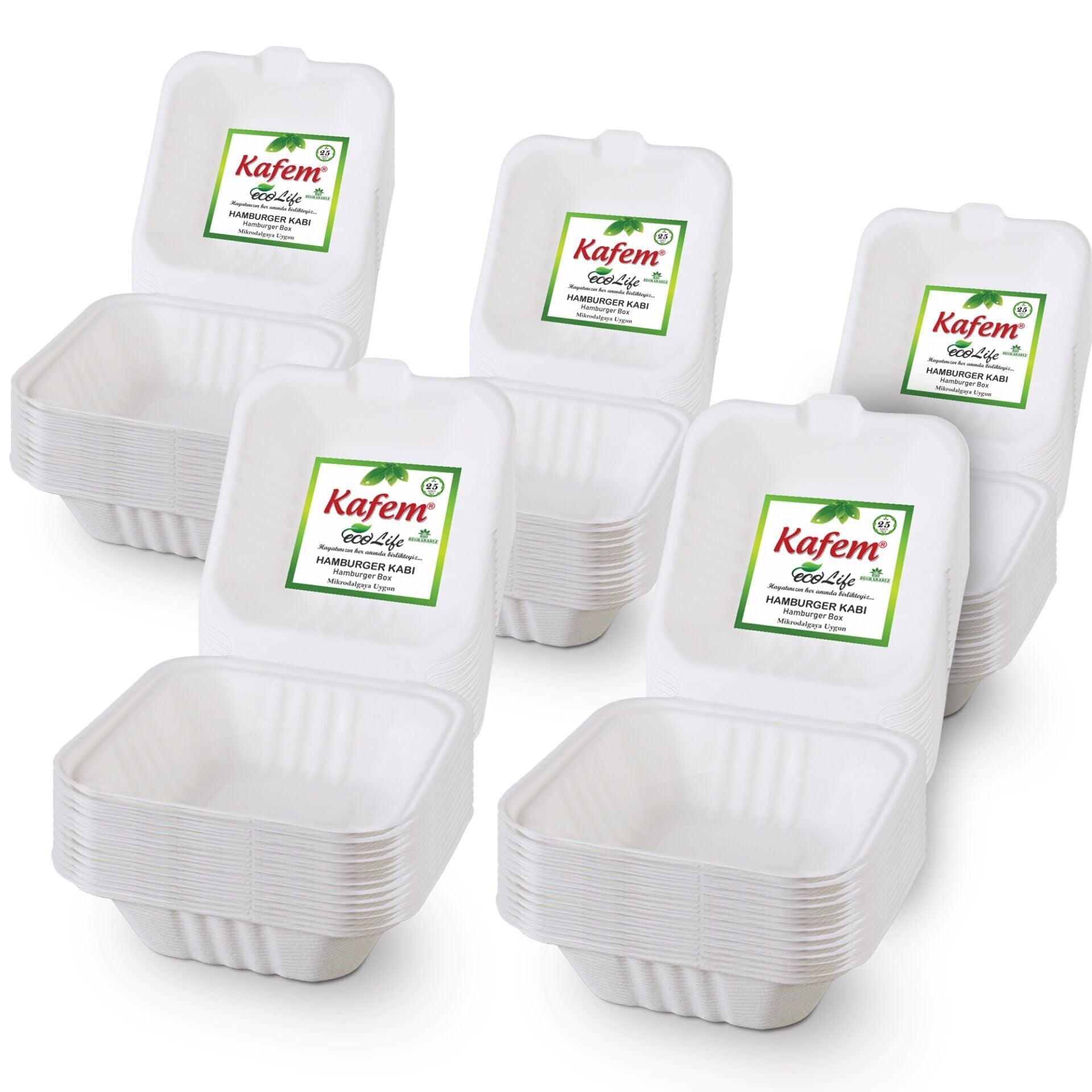 Kafem Ekolojik Hamburger Tabak 25 Li X 5 Paket