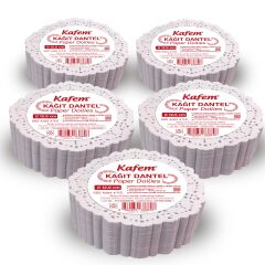 Kafem Dantel Kağıt 12,5 cm 500 Lü x 5 Paket