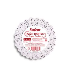 Kafem Dantel Kağıt 18 cm 100 Lü x 5 Paket