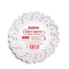 Kafem Dantel Kağıt 28 cm 100 Lü x 24 Paket