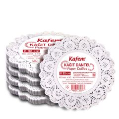 Kafem Dantel Kağıt 32 cm 100 Lü x 5 Paket