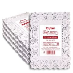 Kafem Dantel Kağıt 32 x 45 cm 100 Lü x 5 Paket