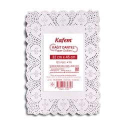 Kafem Dantel Kağıt 32 x 45 cm 100 Lü x 24 Paket