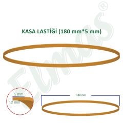 180 X 5 mm Elmas Ambalaj Lastiği 5 Paket X 1000 Gram