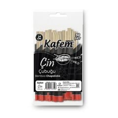 Bambu Çin Çubuğu (Chopsticks) 24 cm - 50 Çift x 5 Paket - Kafem