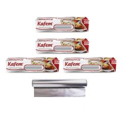 Kafem Aluminyum Folyo 30cm x 50m 10mic x 4 Paket