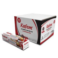 Kafem Aluminyum Folyo 30cm x 50m 10mic x 12 Paket (Koli)