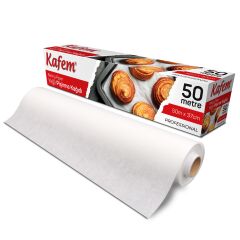 Kafem Yağlı Pişirme Kağıdı 37cm x 50m x 16 Paket (Koli)