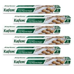 Kafem Yağlı Pişirme Kağıdı 37x42cm 16 Yaprak x 6 Paket